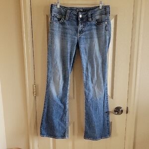 Silver Jeans Light Blue Flare Denim